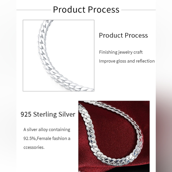 Sterling silver necklace - Picture 8 of 8